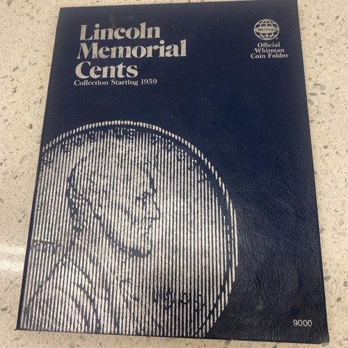 Whitman Folder No. 9000 Partially Filler Lincoln Cents