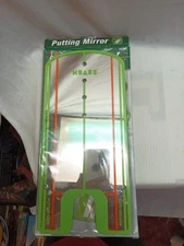Huaen Golf Portable Practice Mirrored Putting Trainer For Putting Alignment