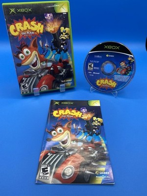 Crash: Tag Team Racing (Microsoft Xbox, 2005) Complete, CIB, and Tested.