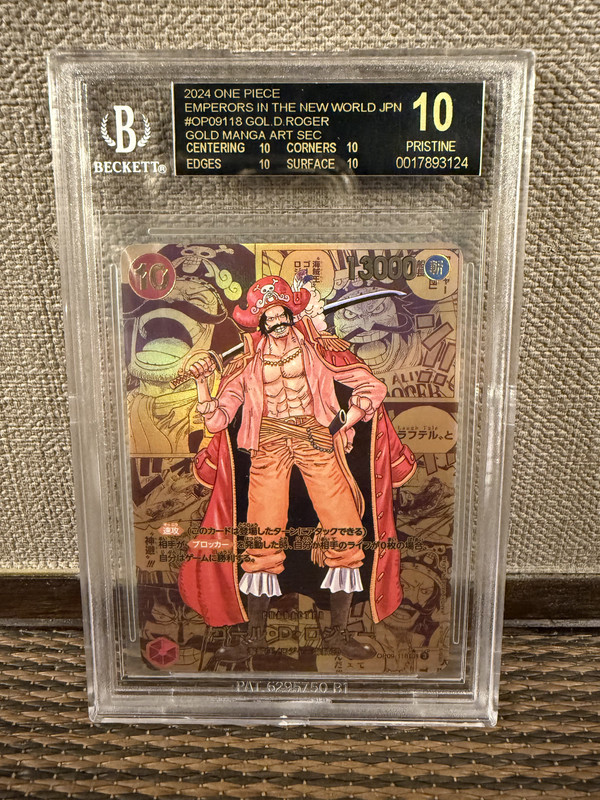 GOLD MANGA GOL D. ROGER One Piece 2024 OP09 Set Japanese #118