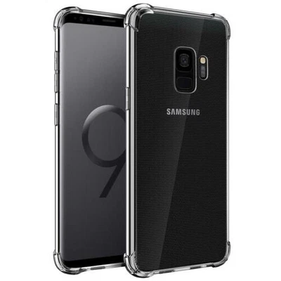 Housse Pour Samsung Galaxy S9 Coque De Protection Anti Choc Transparent - Photo 1/4