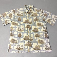Vintage Reyn Spooner Hawaiian Shirt Men  s 2XL Short Sleeve Button Up