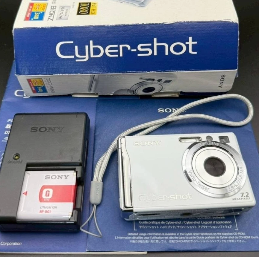 SONY　デジタルカメラ　DSC-W80 Buy Sony Cyber-shot DSC-W80 7.2MP Digital Camera - Silver online