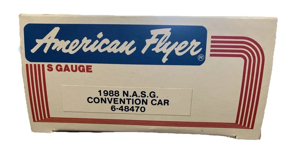 American Flyer 1988 NASG Convention Car, North American Boxcar, NIB AMF 48470 - Image 3 of 4