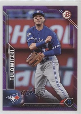 2016 Bowman Purple 30/250 Troy Tulowitzki #120 k0w