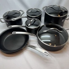 Kirkland Signature Professional NSF 11-pc Non-Stick Cookware Set Pots/Pans/Lids