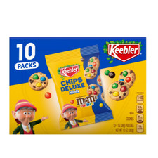 Keebler Chips Deluxe Minis Made with M M s, Chocolate Chip Cookies, 1 oz Pouches