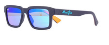Maui Jim Kahiko Matte Dark Blue Frame / Blue Hawaii Polarized Lenses B635-03 NEW