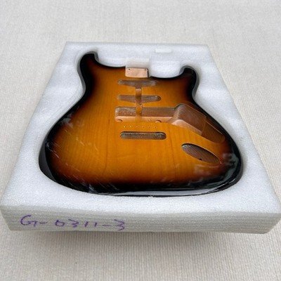 Guitar Body Strat HSS 3TS one piece alder wood 3.84 LBS polyester