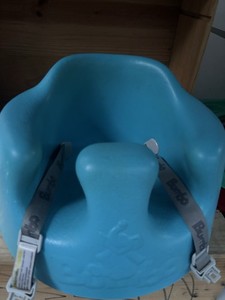 Bumbo Floor Seat Portable Baby Infant Seat w/ Safety Strap, Blue