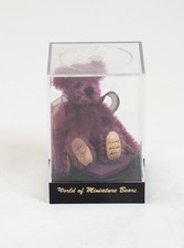 WORLD OF MINIATURE BEARS - 740L LESLIE, 100 MOHAIR - MINT IN BOX