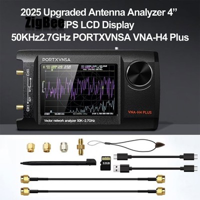VNA-H4 Plus 50kHz-2.7GHz Portable Handheld Vector Network Antenna Analyzer