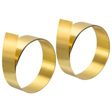 Rotolo Lamiera, 2pz x Piastra Lamina Metallo 40" Lunghezza x 0,8" Larghezza x 0,006" Spessore