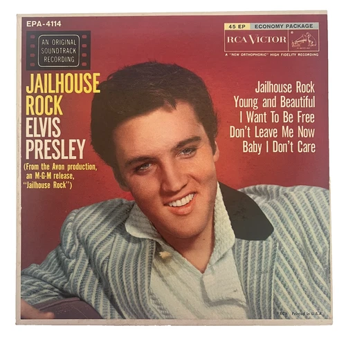 Elvis Presley ~ Jailhouse Rock ~ Orig. EP w/Pic. Sleeve EPA-4141 NM