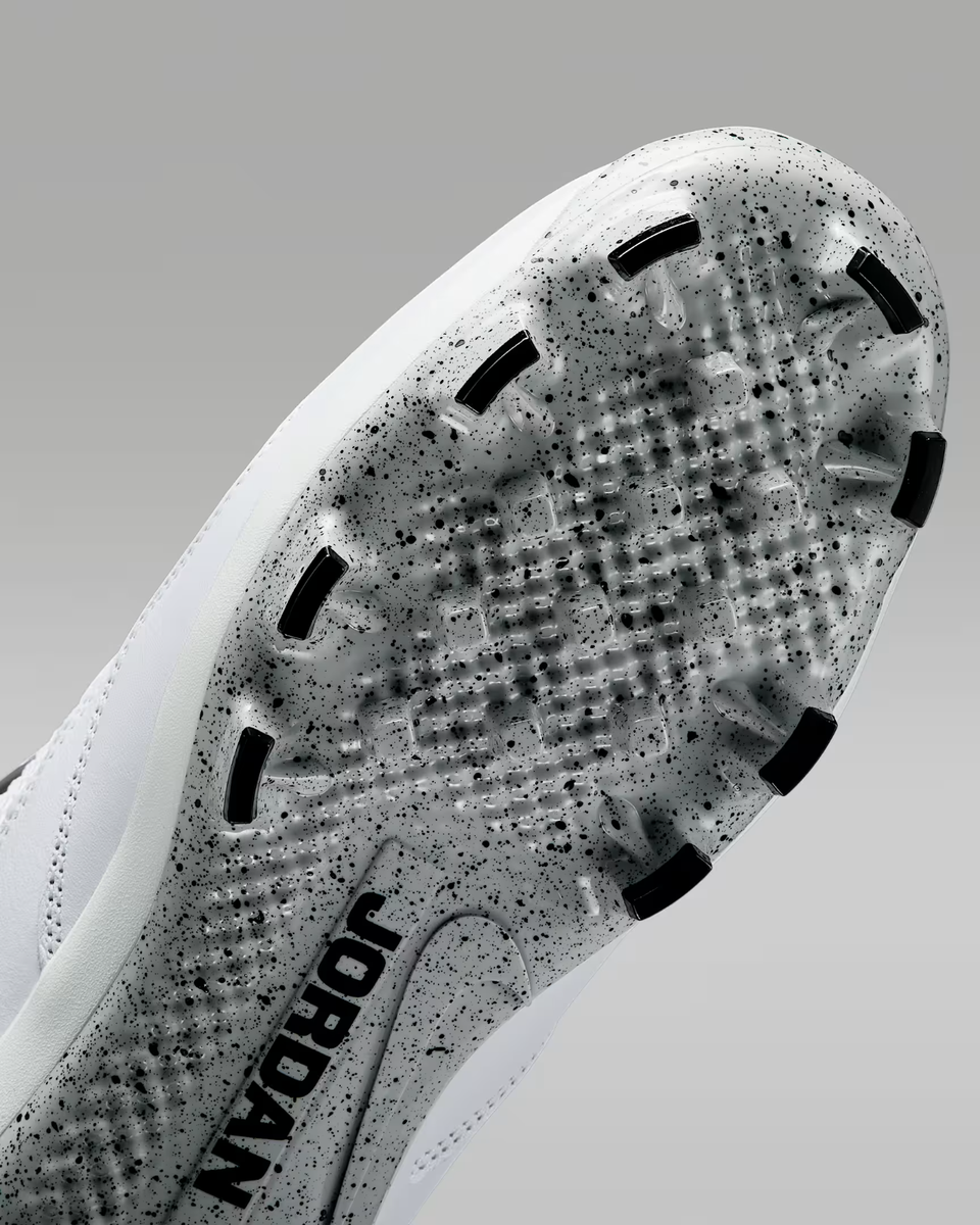Jordan 4 Retro MCS White Cement Baseball Cleats HQ0209-106 Fire