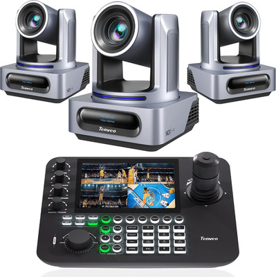 NDI PTZ Camera and Controller Bundle/Kits -20X AI Auto Tracking NDI 3G-Sdi/Hdmi/