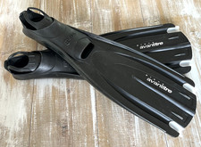 Mares Full Foot Avanti TRE Scuba Diving Snorkeling Fins Size 36-37 BLACK Great 