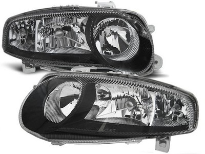 Headlights for Alfa Romeo 147 2001 2002 2003 2004 VR-1084 Headlamps Black