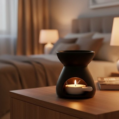 Large Capacity Ceramic Oil Diffuser with Silent Operation - Home Decor Essential