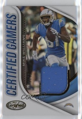 2022 Certified Gamers 57/199 Mike Williams #CG-MW 15ej