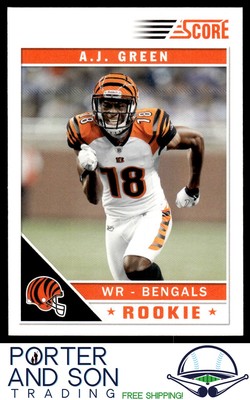 A.J. Green 2011 Score RC Factory Set Updates #301 Cincinnati Bengals