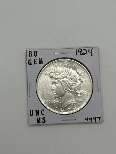 1924 S Mint Peace Silver Dollar Very Fine Condition-1 Coin