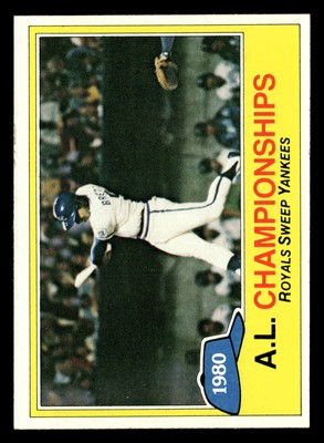 1981 Topps #401 1980 AL Championships LCS