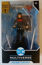 DC NEW 52  RED HOOD  UNMASKED  McFarlane Toys  2021  GOLD LABEL  DC Multiverse