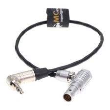 Timecode Cable for 3.5 TRS to 5pin Tentacle Sync Generator to ARRI Alexa