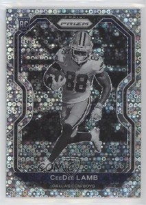 2020 Panini Prizm Variation No Huddle SP (Negative) CeeDee Lamb #334 Rookie RC