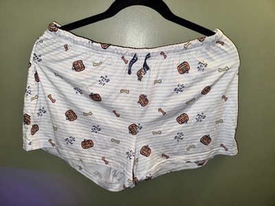 Life Is Good Women's Happy Howloween Pumpkin Pajama Shorts Size L
