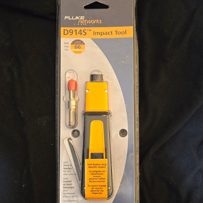Fluke Networks D914S Impact Tool w/ 66 EverSharp Blade for 66 Block