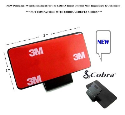 1 Nice Permanent Windshield Mount Bracket Good For The Cobra Radar Detectors