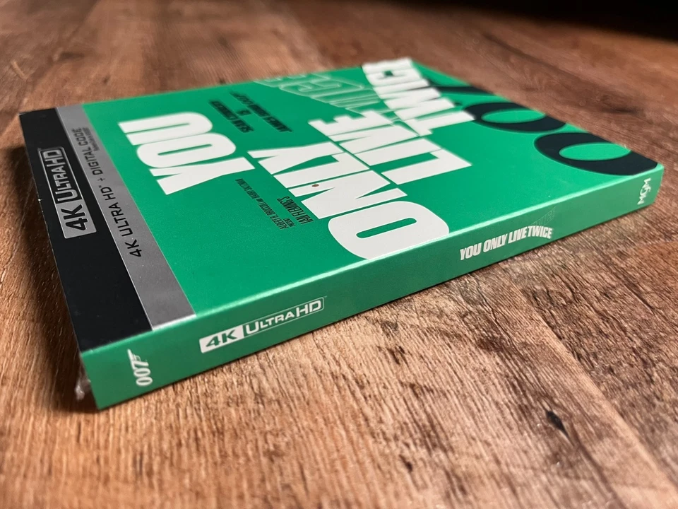 007 You Only Live Twice w. Slipcover (4K UHD Blu-ray + Digital, 1967) *NEW* Foto 4 de 4