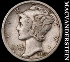 1920 Mercury Dime- Silver- Scarce Better Date No Reserve #J4955