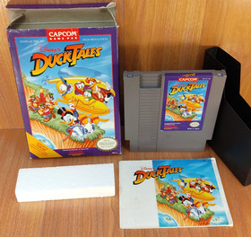 vgc BOX CIB Disney's Duck Tales DuckTales manual complete in nes lot Capcom