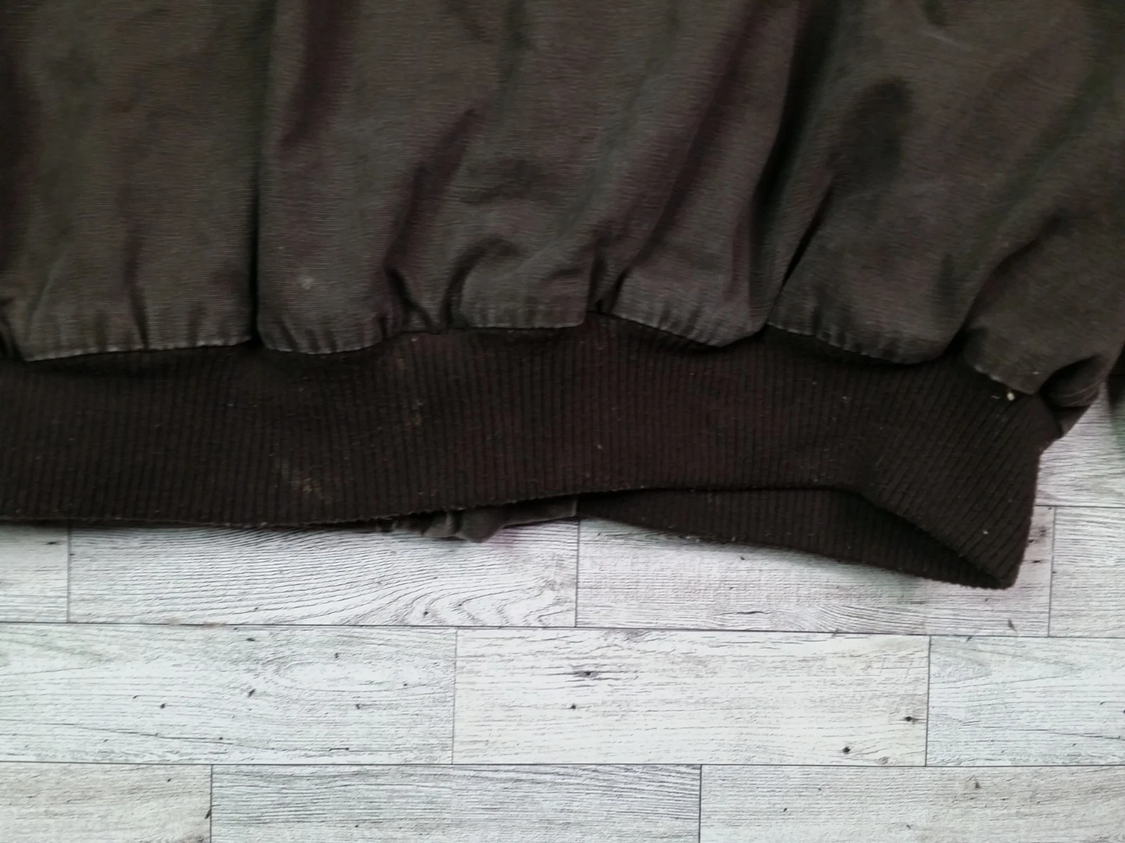Vintage Men's Walls Workwear Jacket Canvas Hooded Bomber Fleece Lined Coat 2XL - product detail image 6