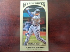2011 Gypsy Queen Freddie Freeman #335 RARE Rookie Card *Dinged Corner*
