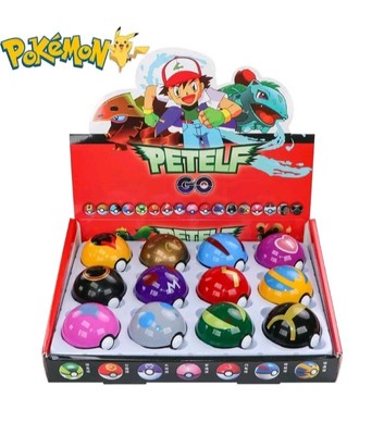 12 Teile/Set Pocket Ball Monster Figuren Modellspielzeug Pocket Poke Ball Petelf Go