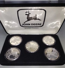 John Deere Series 1 Cased Silver Coins