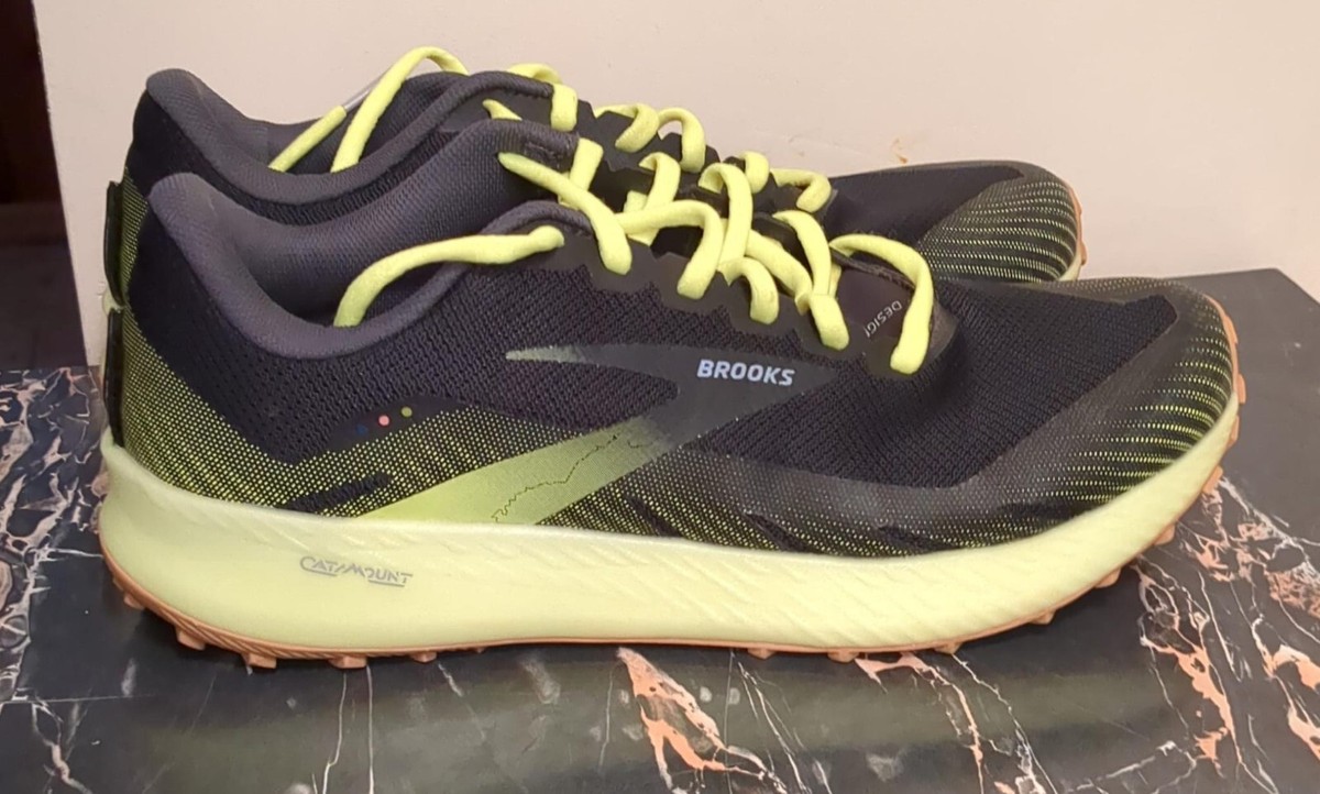 Brooks Men\'s Cascadia Trail Running Shoes - Gray and Neon Yellow size 8.5 Brooks - Brandclub - Brooks Men main image 2