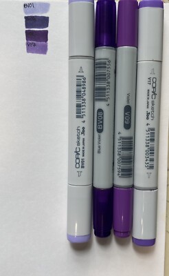 COPIC Sketch Markers Purple Set Of 4