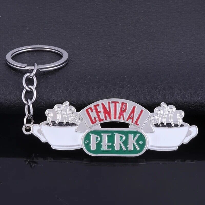 In a popularity Sitcom TV Show Friends Central Perk Keychain K Logo Coffee Alloy Oakland Mall
