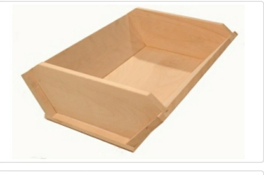 MAIDDA CON COPERCHIO.Maida Maia Contenitore Vasca Per Impastare FAGGIO MASSELLO - Immagine 4 di 4