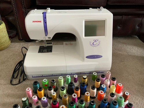 Janome Memory Craft 300E Embroidery Machine Computerised Sewing - Picture 3 of 9