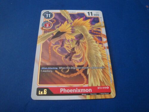 Digimon Phoenixmon BT2-019 R NM/M - Picture 1 of 2