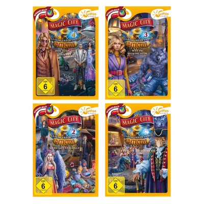 Magic City Detective Teil 1 2 3 4 zur Auswahl PC Wimmelbild Spiele NEU&OVP