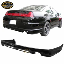 Fits 98-02 Honda Accord 2DR JDM Style Rear Bumper Lip Spoiler PU Unpainted Black