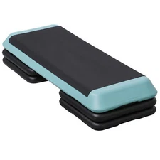 Fitness 42.5" Aerobic Step Platform Exercise Workout Health Trainer 4-6-8"Green