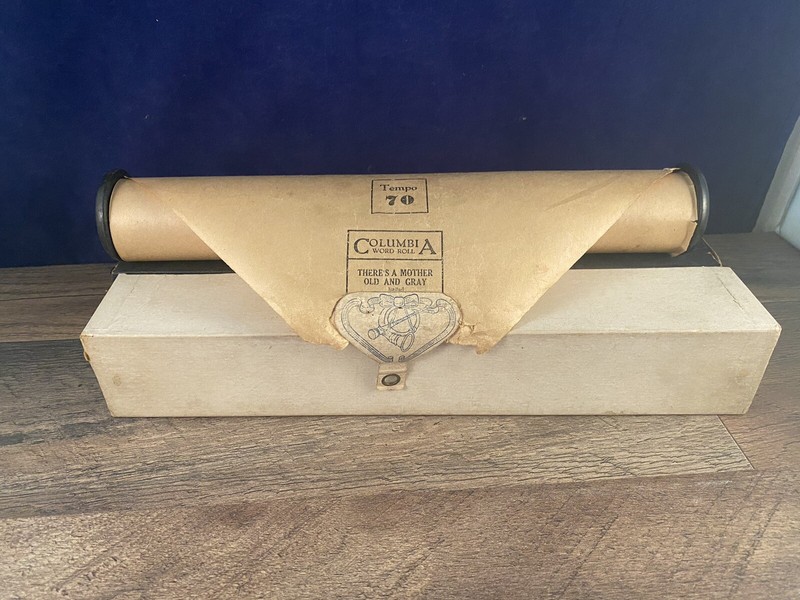 Columbia Player Piano Roll There’s A Mother Old And Gray George H Diamond 1921